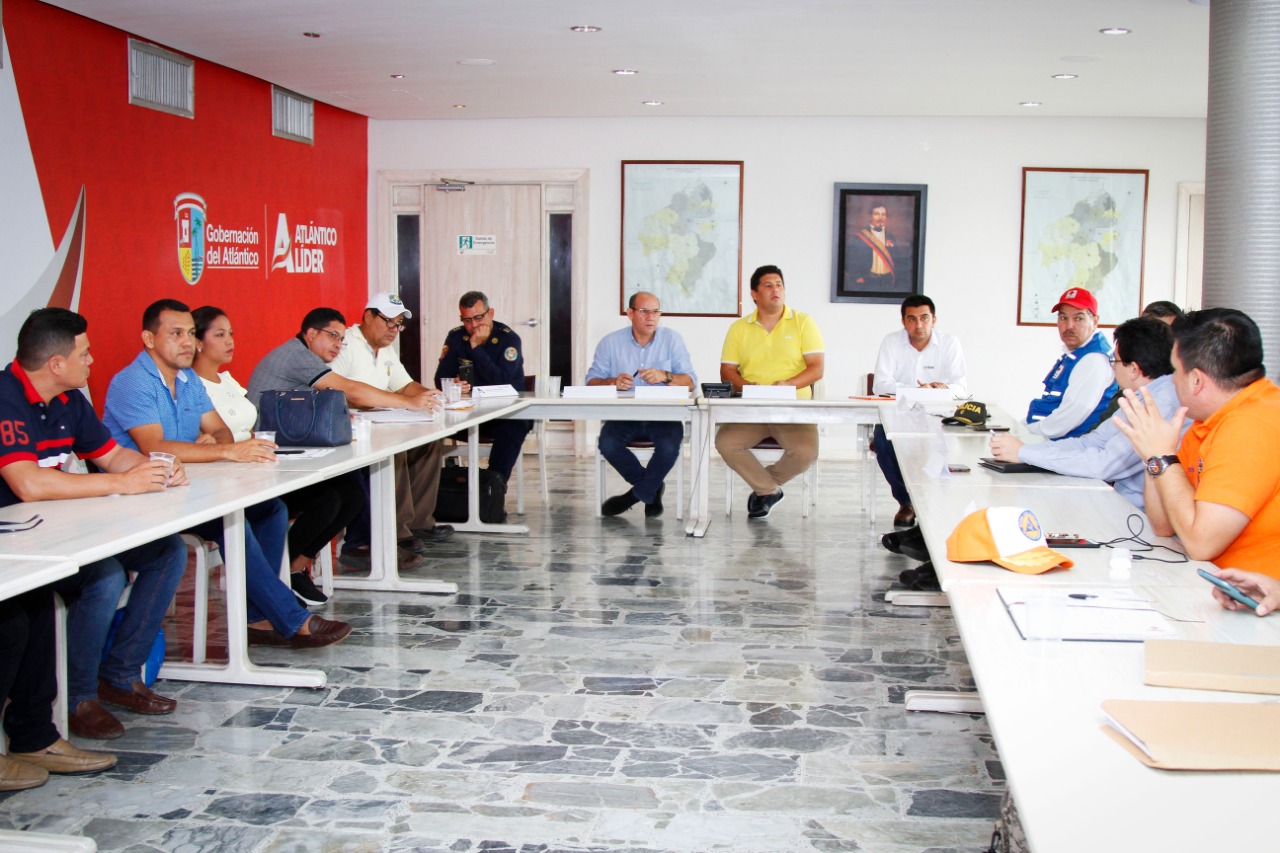 Gobernación del Atlántico activa Consejos Municipales de Gestión del Riesgo por tormenta Kirk