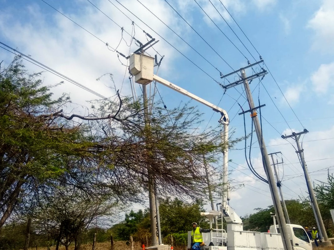 Cambio de redes eléctricas en  corredor turístico de Tubará este jueves 30 de mayo