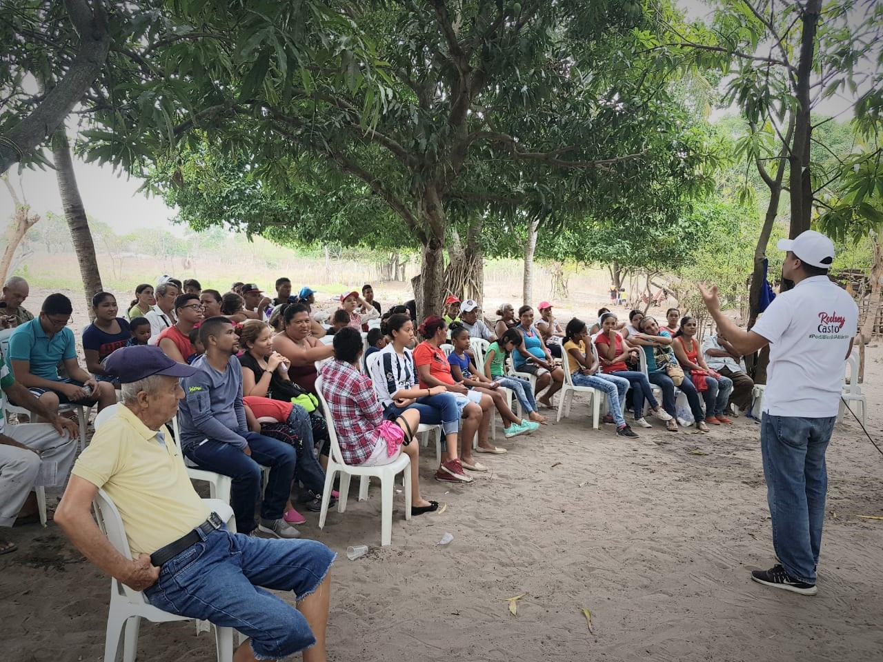 Rodney Castro recibe apoyo de los líderes del suroriente de Barranquilla