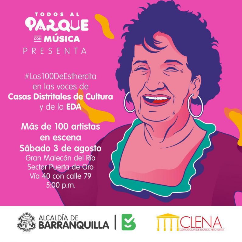 Los 100 de Esthercita llegan a ‘Todos al Parque con Música’
