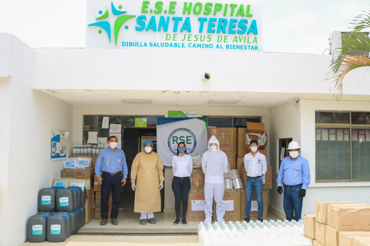 Gecelca apoya el Sur de Córdoba y la Guajira con alimentos y dotación hospitalaria