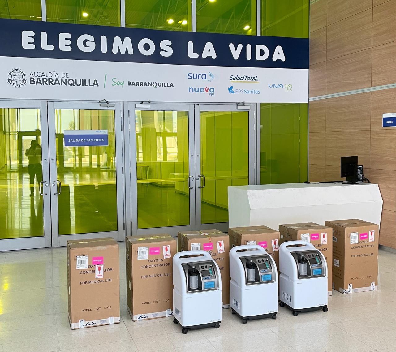 Fundación Gases del Caribe dona 15 concentradores de oxígeno