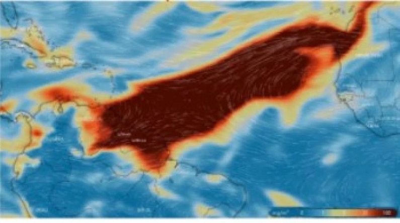 Nube de dióxido de azufre ronda a Colombia: IDEAM