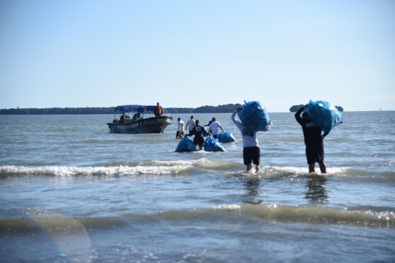 Armada colombiana lidera limpieza de playas en el Parque Nacional Natural Uramba