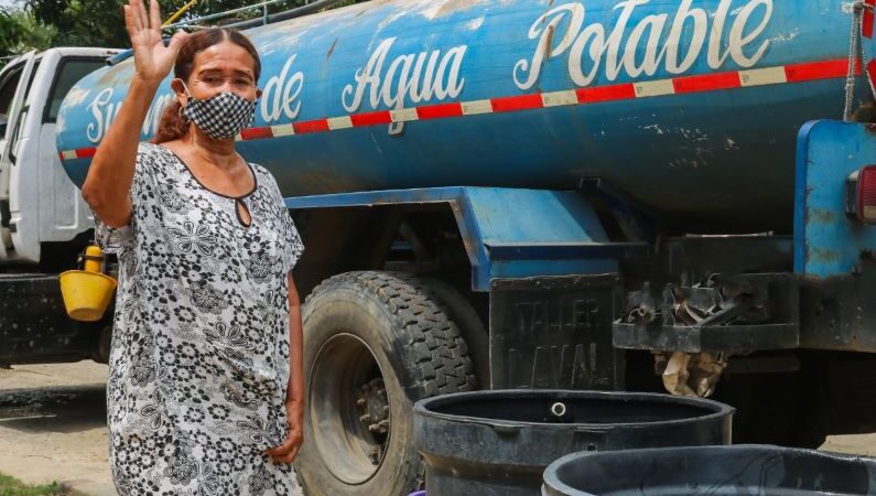 Gecelca entregó más de 70 mil litros de agua a las familias de Mingueo