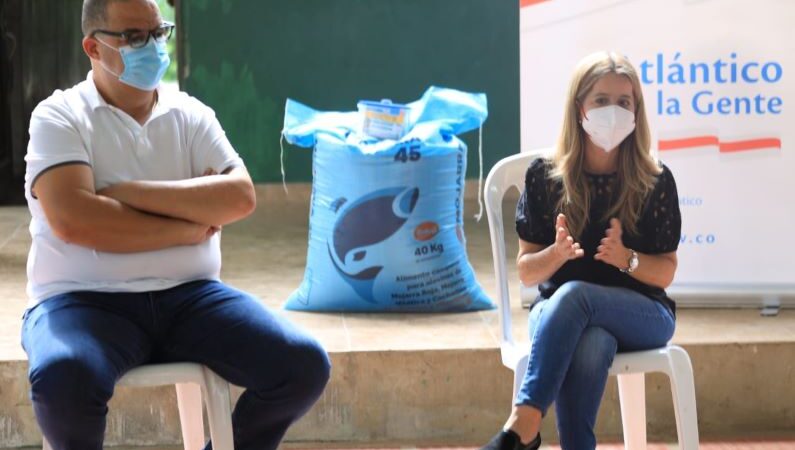 Etnia Mokaná de Sibarco recibió 5 mil alevinos de tilapia e insumos de la gobernación del Atlántico