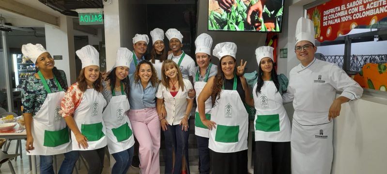 Cocina Gourmet con aceite de palma 100% colombiano por primera vez en Cali