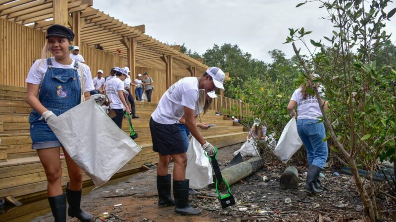 ¡A reciclar! Barranquilla lidera jornada de limpieza en la Ciénaga de Mallorquín