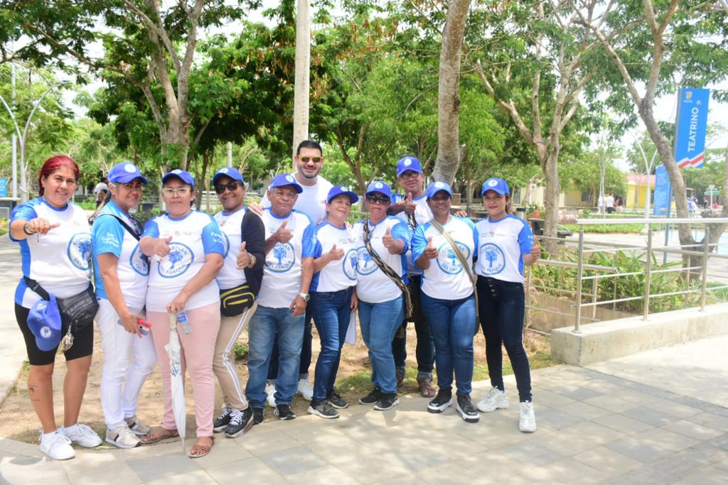 Guardianes del Parque de Galapa y Malambo comparten experiencias sobre el uso del espacio público