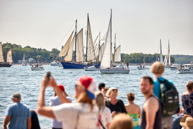 Alemania: los grandes veleros de la «Kieler Woche»