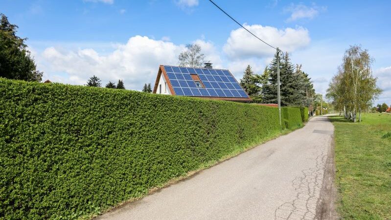 Auge de energía solar en casas alemanas