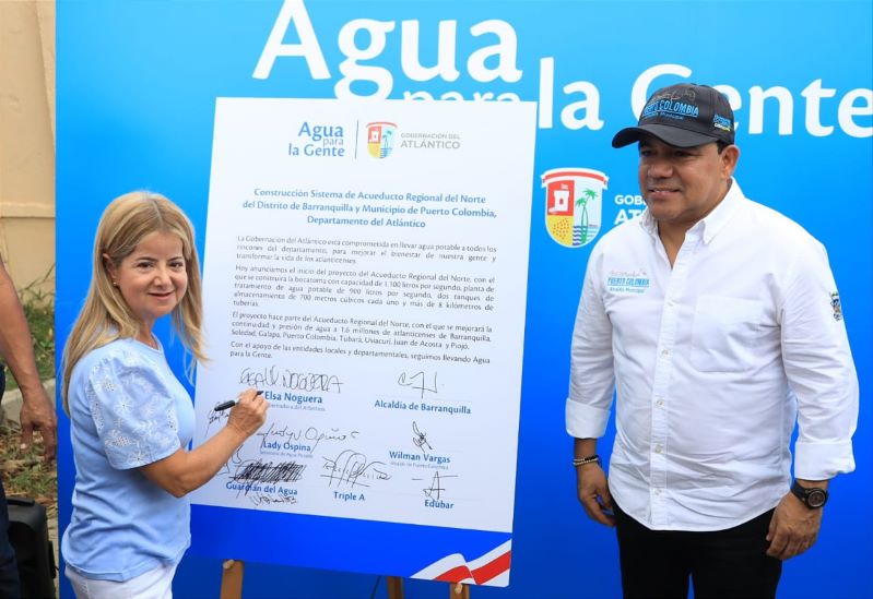Acueducto Regional del Norte garantizará agua potable 24/7 para 1.6 millones de atlanticenses
