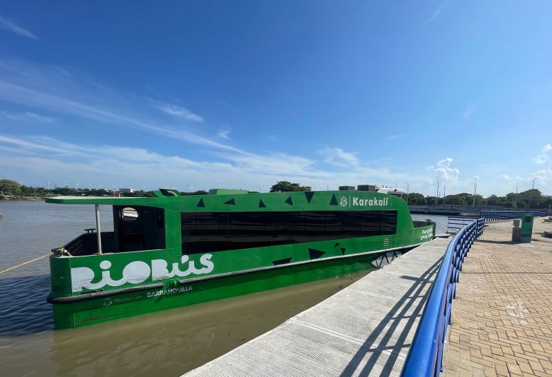 El Karakalí: el transporte fluvial y sostenible de Barranquilla