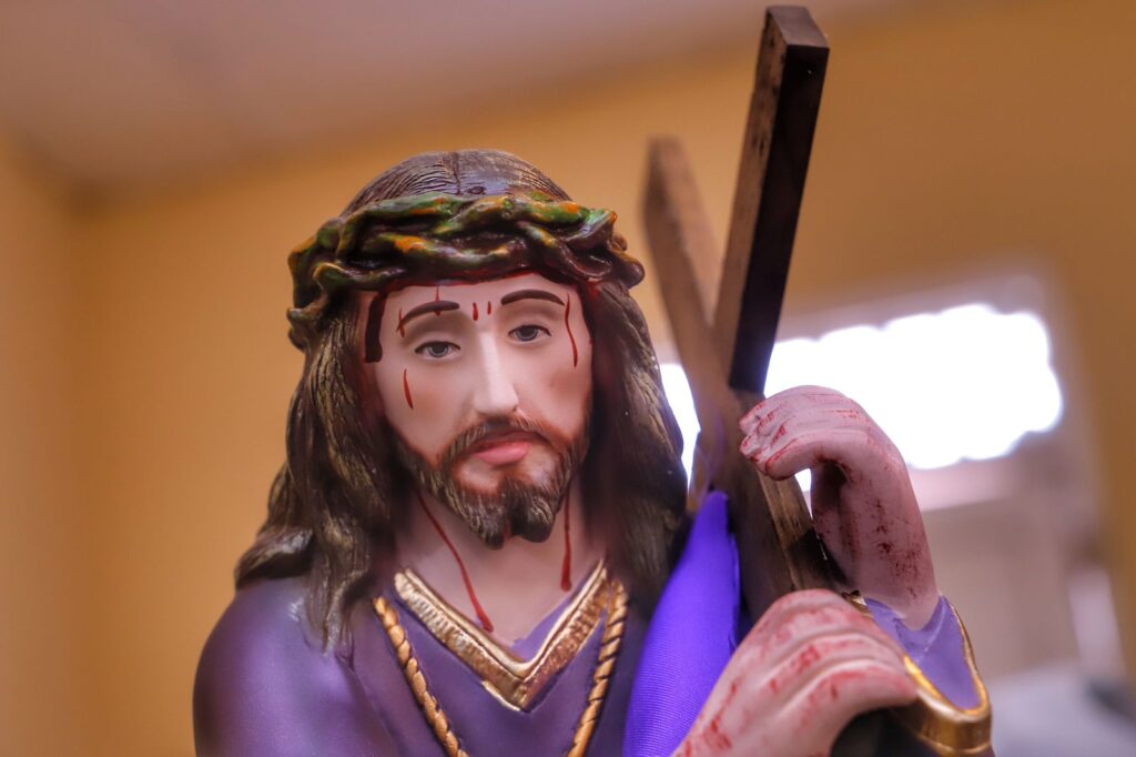 Crece oferta del turismo religioso y recreativo en el Atlántico. Imagen de Jesús de Nazareth, con la cruz a cuestas.