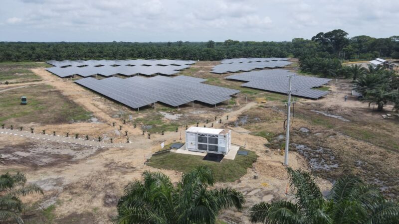 Cesar inauguró un parque solar que genera 4.801.516 kWh/año