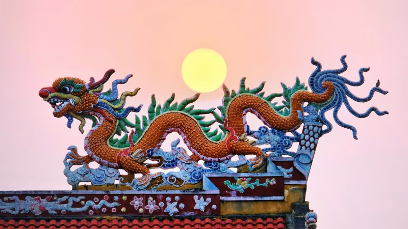 La serpiente es la protagonista del año nuevo lunar chino