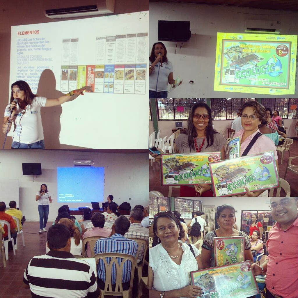 ECOLOGIC: "Cambia tus hábitos, salva el planeta" con los docentes de las escuelas públicas de Valledupar, departamento del Cesar, ubicado en la Costa Caribe de Colombia
