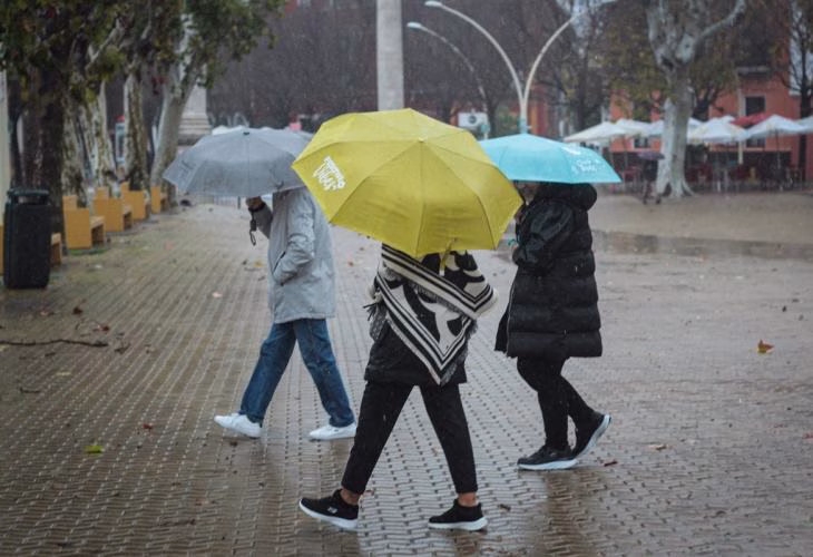 La borrasca atlántica ‘Emilia’ provoca lluvias intensas en España