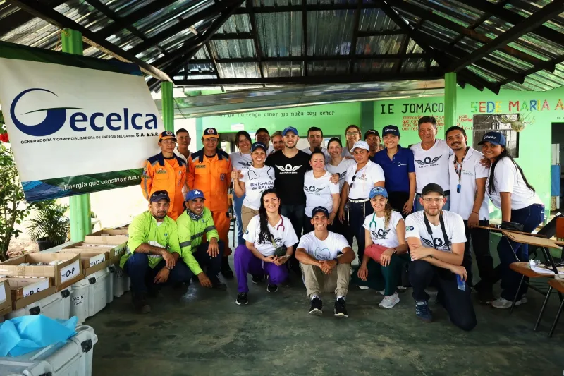 GECELCA lleva jornadas de salud a comunidades afectadas por la ola invernal en Córdoba