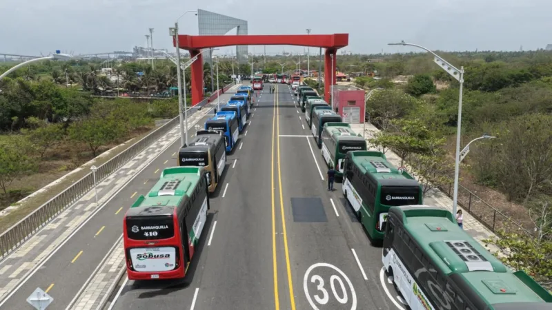 Barranquilla: con 100 nuevos buses sostenibles la ciudad avanza en la modernización del transporte para más de 540.000 usuarios