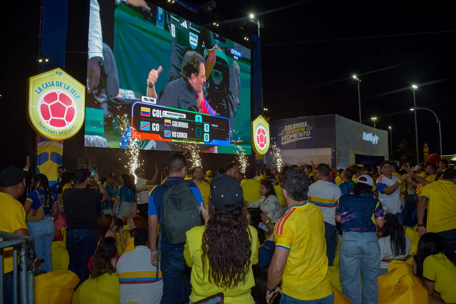 Barranquilla vuelve a vivir la fiesta del fútbol en el Gran Malecón con el fan zone para apoyar a Colombia ante Ghana