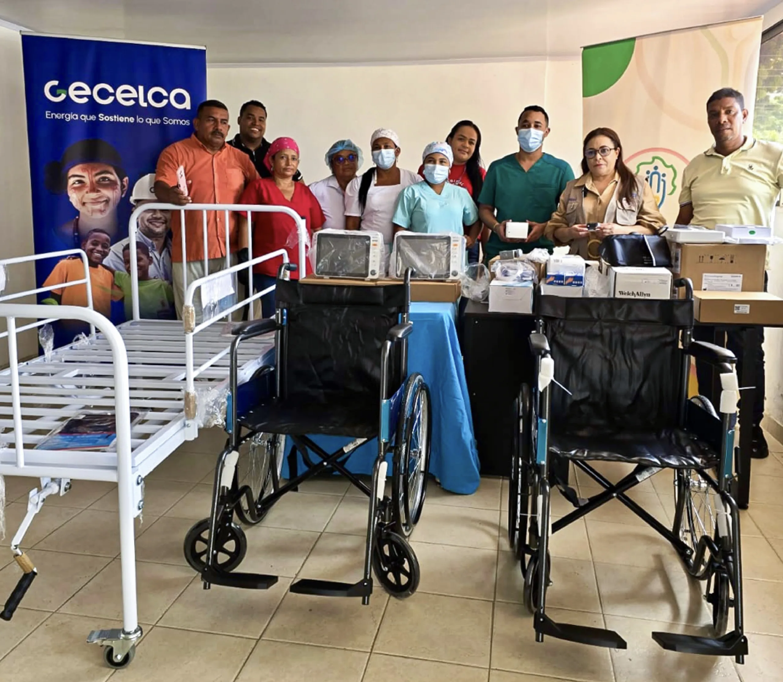 GECELCA entrega equipos médicos para fortalecer la atención en salud en Mingueo